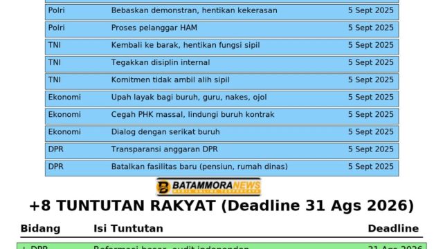 Kilas Balik Gelombang Protes 25 Agustus: 17 + 8 Tuntutan Rakyat untuk Perubahan Indonesia