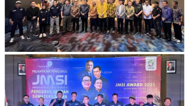 Rianto SH MH Resmi Di Lantik Menjabat Ketua JMSI Sumut, Ini Pesan dari Hendri CH Bangun