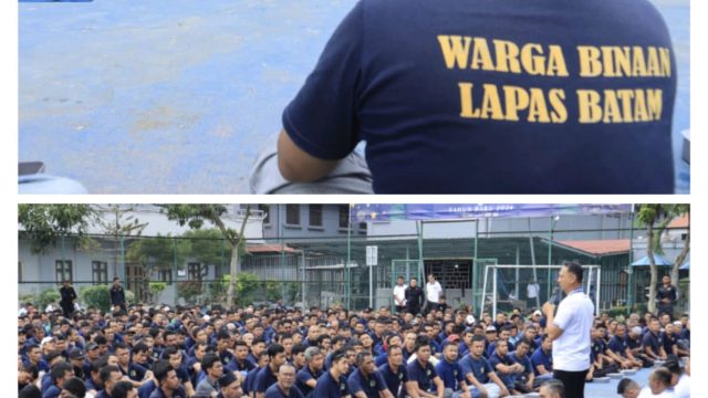 Pererat Silaturahmi, Lapas Batam Gelar Makan Bersama Petugas dan Warga Binaan