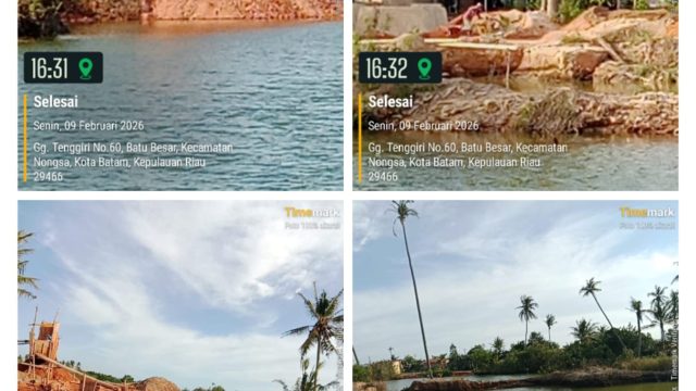 Pencucian Pasir Dikelola Oleh Gondrong di Nongsa Resahkan Warga, Diduga Ilegal di Dekat Pemukiman Warga