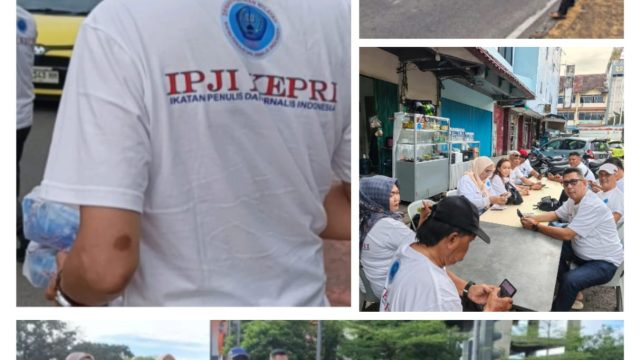 Ramadan Penuh Kepedulian, IPJI Kepri Gelar Aksi Sosial Berbagi Takjil di Simpang Baloi Batam