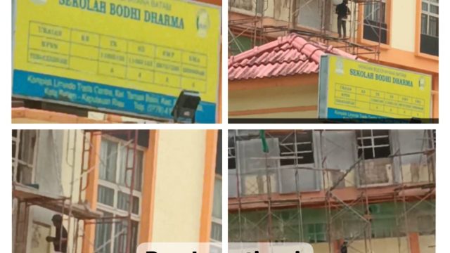 Proyek Gedung Sekolah Bodhi Dharma Batam Disorot, Dugaan Pengabaian K3 Picu Kekhawatiran Keselamatan Pekerja dan Pelajar