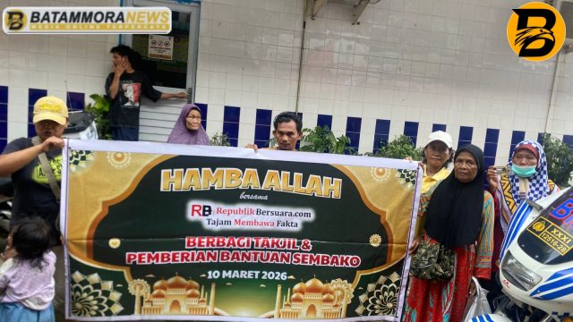 Ramadan Penuh Berkah, Hamba Allah Gandeng Republikbersuara.com Tebar 50 Paket Takjil dan Sembako di Batam