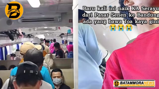 Momen Viral Penumpang Keluhkan soal Rombongan Pakai Toa di Dalam Gerbong KA Serayu, Warganet Soroti Tentang Etika Naik Transum