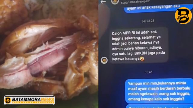 Viral Warga Pringsewu Lampung Spill Balasan Chat Admin SPPG Tambahrejo, Menertawakan Kritik soal Menu Ayam MBG Masih Berbulu