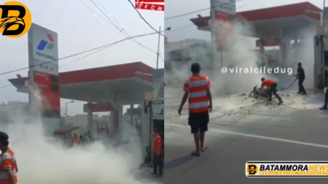 Cerita Warga soal Kebakaran Motor Suzuki Thunder di Area SPBU Ciledug: Bensin Kepenuhan, Pemilik Buru-buru