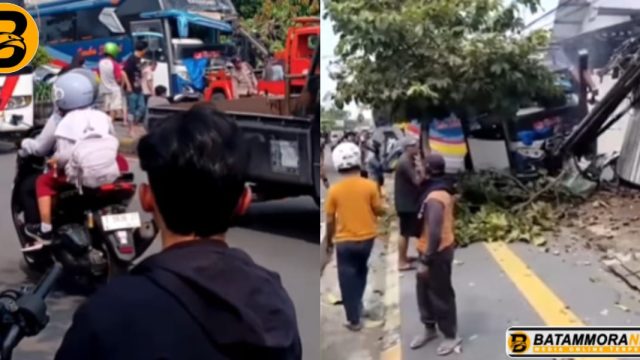 Kronologi Kecelakaan Truk Boks vs Bus di Madiun, Bermula saat Mobil Parkir Lalu Terhantam pada Area Badan Jalan
