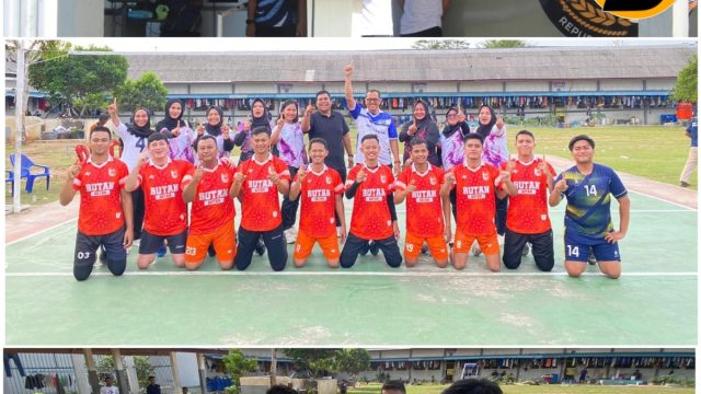 Tampil Perkasa, Rutan Batam Juara 1 Voli di Ajang UPT Pemasyarakatan se-Kepri