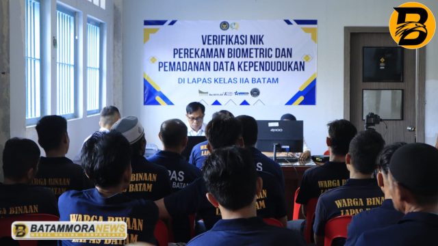 Lapas Kelas IIA Batam Jemput Bola Update Data Kependudukan Bekerja sama dengan Disdukcapil Kota Batam