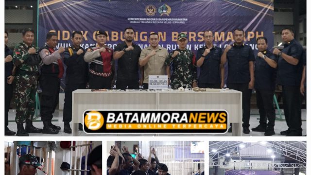 Jaga Keamanan dan Ketertiban, Rutan Kelas I Cipinang Laksanakan Sidak Bersama Aparat Penegak Hukum