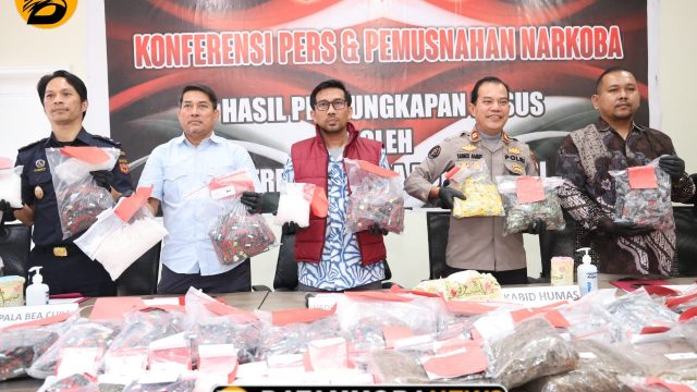 Ditresnarkoba Polda Kepri Musanahkan Barang Bukti 26 Perkara Narkotika Hasil Pengungkapan Juni Hingga Aguatus 2026