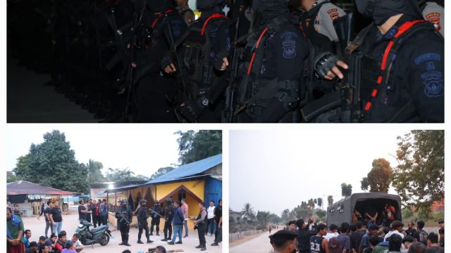 KRYD Polda Kepri Sasar Kampung Madani, 114 Orang Diamankan untuk Pemeriksaan Dugaan Narkoba