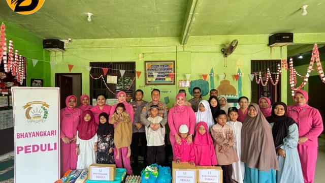 Bhayangkari Peduli, Polsek Batu Ampar Salurkan Tali Asih kepada Panti Asuhan dan Warakawuri