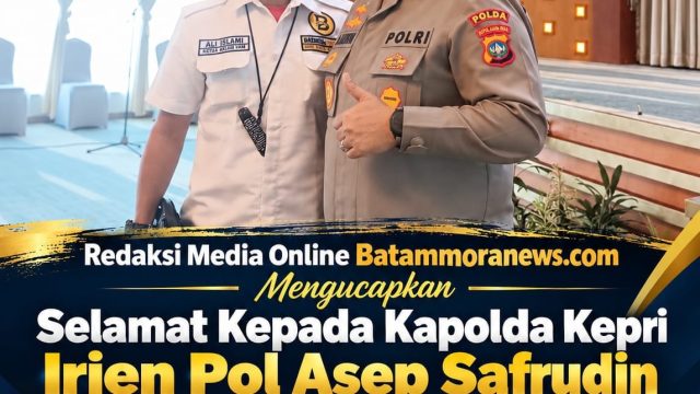Irjen Pol Asep Safrudin Dipercaya Jadi Kabareskrim Polri, Pimpinan dan Redaksi Batammoranews.com Sampaikan Apresiasi