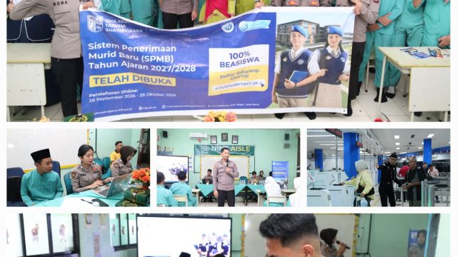 Polresta Barelang Sosialisasikan Penerimaan Murid Baru SMA Kemala Taruna Bhayangkara T.A. 2027–2028 di SMP Muhammadiyah Plus Batam