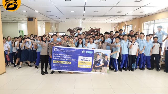 Polresta Barelang Sosialisasikan Penerimaan SMA Kemala Taruna Bhayangkara T.A. 2027–2028 di SMP Avava Batam
