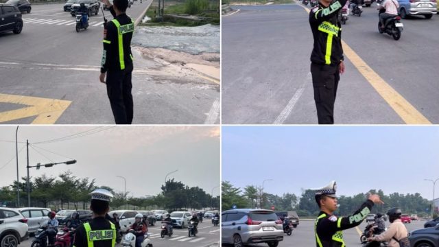 Satlantas Polresta Barelang Gelar Strong Point Pagi di 30 Titik, Pastikan Arus Lalu Lintas Lancar